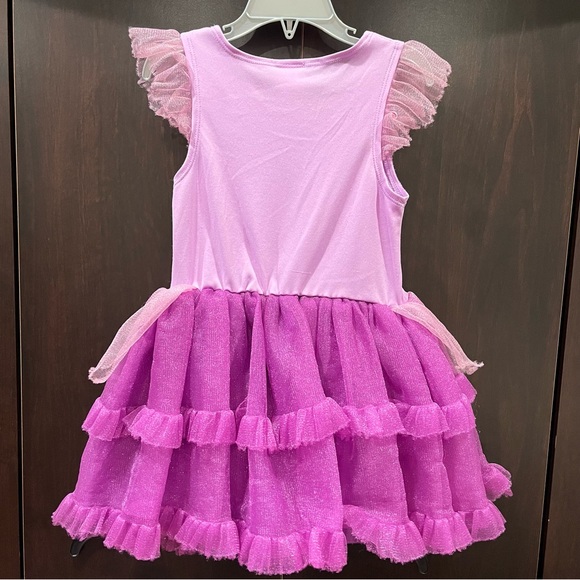 Disney Princess Tangled Rapunzel Purple & Pink Tutu Dress Costume Small 4-6 - Picture 6 of 6